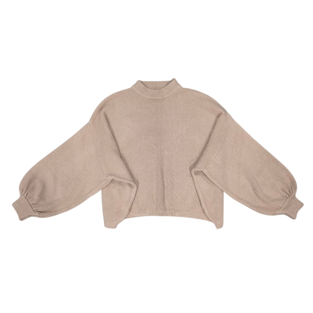 Thick Oversized Mock Neck Sweater